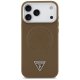 Guess Triangle Logo MagSafe vāciņš iPhone 17 Pro - brūns | Phone Case Cover