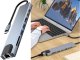 8-in-1 USB-C Hubs Adapteris (2x USB-C, Thunderbolt 3, 2x USB-A, HDMI 4K, SD/TF, RJ45)
