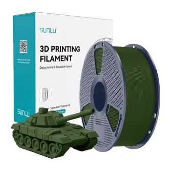 Нить для 3D-принтера Sunlu PLA+ High-Speed 1.75 мм, оливковая