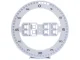 Electronic LED Clock with Alarm and Thermometer, White