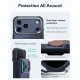 Чехол ESR Cyber Tough MagSafe с подставкой для iPhone 18 Pro Max / 17 Pro Max, темно-синий