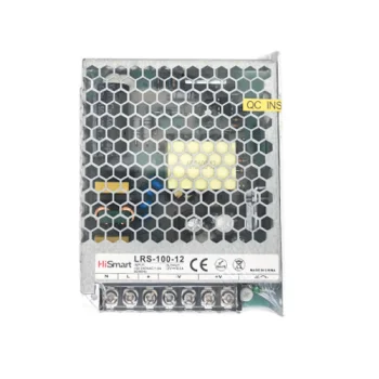 Barošanas bloks 12V, 8.5A, 100W, 1U profils