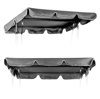 Водонепроницаемый тент для садовых качелей 200x120 см MultiGarden, серый