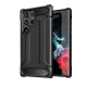 Samsung Galaxy S24 Ultra (SM-S928) Armor Guard Plastic + TPU Hybrid Case Cover, Black