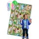 Ricokids RK-343 Roll-up Foam Coloring Playmat, 200 x 120 x 0.3 cm