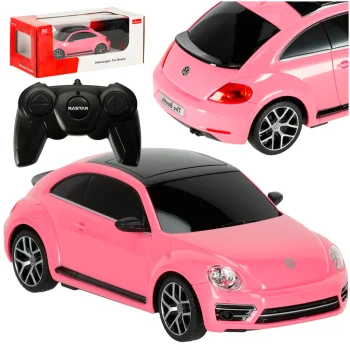Радиоуправляемый Автомобиль, Машина, Volkswagen Beetle, Розовый (1:24)
