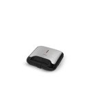 Huslog GentleBite 750W Sandwich Maker, silver