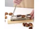 Стальной орехокол на деревянной подставке (регулируемый)