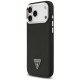 Guess Grained Triangle Logo MagSafe Phone Case Cover iPhone 17 Pro Max - black