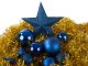 Christmas Tree Decoration, Blue Baubles, 33 pcs.