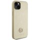 Guess iPhone 15 Plus Case 4G Strass Metal Logo, Gold