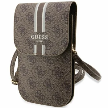 Сумка для телефона Guess 4G Stripe, коричневая
