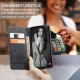 Samsung Galaxy A55 ( SM-A556B/DS ) CASEME Wallet Magnetic Leather Case Cover, Black | Чехол для...