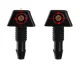 Universal Mist Spray Windshield Washer Nozzles, 2 pcs