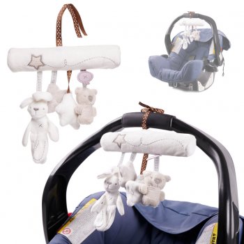 Rotaļlietas Grabulis Virs Bērnu Gultas Krēsla, Dzīvnieki | Baby Chair Carriers Cribs Pendant Toys Rattle