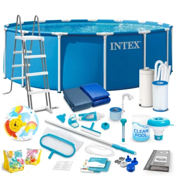 Karkasa baseins Intex 28242 457 x 122 cm ar sūkni un piederumiem