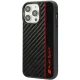 Audi Carbon Fiber Stripe vāciņš iPhone 14 Pro 6.1\", melns