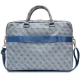 Guess 4G Printed Stripes bag for a 16" laptop - blue