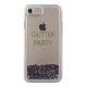 Apple iPhone 8 / 7 / SE (2020) (2022) 4.7\" Guess Liquid Glitter Party Case Cover (GUHCP7GLUQPU), Purple | Telefona...