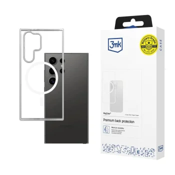 Samsung Galaxy S24 Ultra (SM-S928) 3MK MagCase Clear Case Cover, Transparent | Чехол Кейс Бампер...