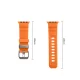 Tech-Protect Motion siksniņa Apple Watch 44 / 45 / 46 / 49 mm, oranža