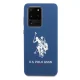 Samsung Galaxy S20 Ultra (SM-G988F) US Polo Silicone Collection Case Cover (USHCS69SLHRNV), Navy | Чехол Кейс...