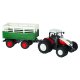 RC Farm Tractor with Trailer 2.4GHz, Remote Control Vehicle Toy for Kids