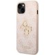 Guess 4G Big Metal Logo korpuss iPhone 15 - rozā krāsā | case for pink