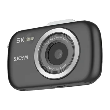 Компактная камера SJCAM ZV100, 5K 30 fps, 80 МП, экран 2.8" TFT, черная