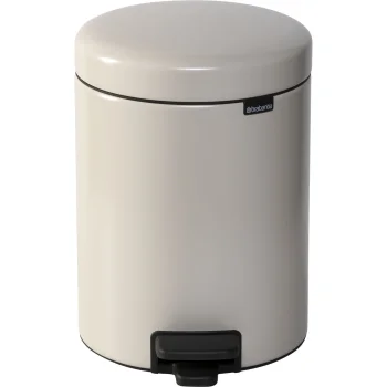 Мусорное ведро с педалью Brabantia NewIcon 5 л, бежевое