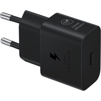 Samsung EP-T2510XBEGEU 25W SFC GaN wall charger with USB-C cable - black