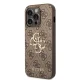 Чехол Guess для iPhone 15 Pro 4G Big Metal Logo, коричневый