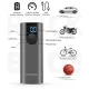 Rockbros 42720001001 elektriskais velosipēdu sūknis ar LED displeju, melns