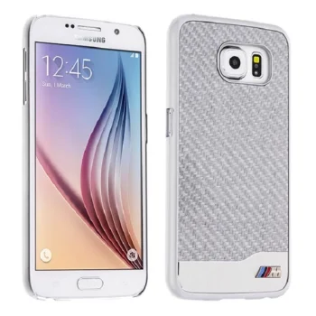BMW cietais vāciņš Samsung Galaxy S6 (G920), sudraba krāsā