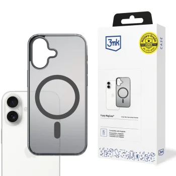Чехол 3mk Frosty MagCase для iPhone 17, Черный