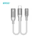 Адаптер 2в1 BWOO BZ67 USB-C на 3.5 мм и USB-C PD 65W серый