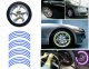 Reflective Wheel Rim Stickers AG555A, Blue
