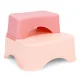 Детское сиденье для унитаза со ступеньками Ecotoys, розовое