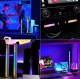 Skaņai reaģējošs RGB LED gaismas stabs ar 32 diodēm, melns