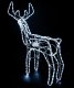 Animated LED Reindeer Outdoor Christmas Decoration 216 LED, Cool White