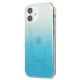 Чехол Mercedes для iPhone 12 mini Transparent Line, синий
