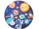 Kids Round Educational Puzzle, Planets Space, 150 pcs.