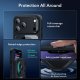ESR iPhone 17 Pro vāciņš Classic Hybrid MagSafe un aizsargstikls, caurspīdīgs melns