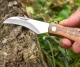 Saliekams Kabatas Nazis Sēņošanai (Sēņu Lasīšanai) ar birsti | Folding Pocket Knife for Mushrooming