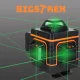 Bigstren 4D 16 līniju 360° zaļā lāzera līmeņrādis
