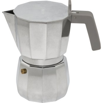 Alessi Moka Espresso Coffee Maker DC06/6, 300ml, Silver