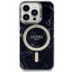 Guess iPhone 14 Pro Max vāciņš Marble MagSafe, melns