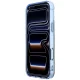 Чехол Mercedes AMG для iPhone 18 Pro Max / 17 Pro Max MagSafe, черный/синий