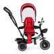 Ecotoys JM-066-9 RED Tricycle with Swivel Seat and Canopy, Red