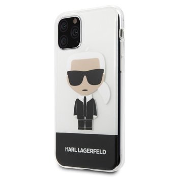 Apple iPhone 11 Pro 5.8'' Karl Lagerfeld Ikonik Karl Cover Case, Transparent | Telefona Vāciņš Maciņš Apvalks...